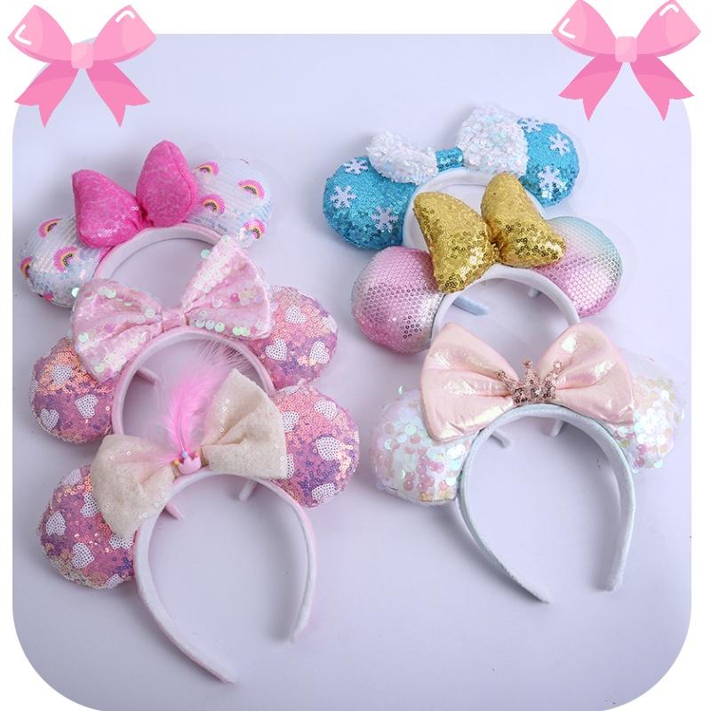 Handmade Princess Headband With Shimmering Sequins Ideal For Adults And Kids Rainbow Colors