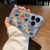 Прозрачный чехол с цветочным принтом для iPhone 15 14 Pro Max 13 12 Pro 11 XS XR 8 7, противоударный мягкий силиконовый тонкий защитный чехол для телефона