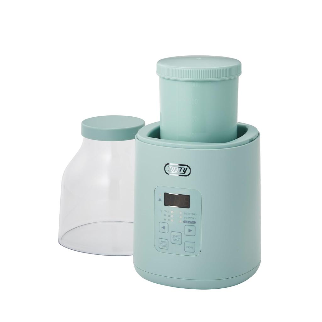 Йогуртница Простая в использовании с пакетом молока Приготовление при низкой температуре Салат из курицы Питьевой йогурт Амазаке Натто Ферментированный [Ириска] K-YM1 K-YM1 (Бледный