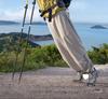 Foldable Carbon Fiber Trekking Poles for Men & Women - Telescopic Hiking and Climbing Sticks
