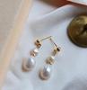 Барочные кисточки из пресноводного жемчуга, клипсы для ушей без прокола - Модные серьги в холодном стиле