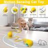 Интерактивная игрушка для кошек «катящийся мяч» с электроприводом, активируемая движением