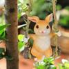 Garden Landscape Bunny Statue Creative Rabbit Sculpture  Home Decoration
