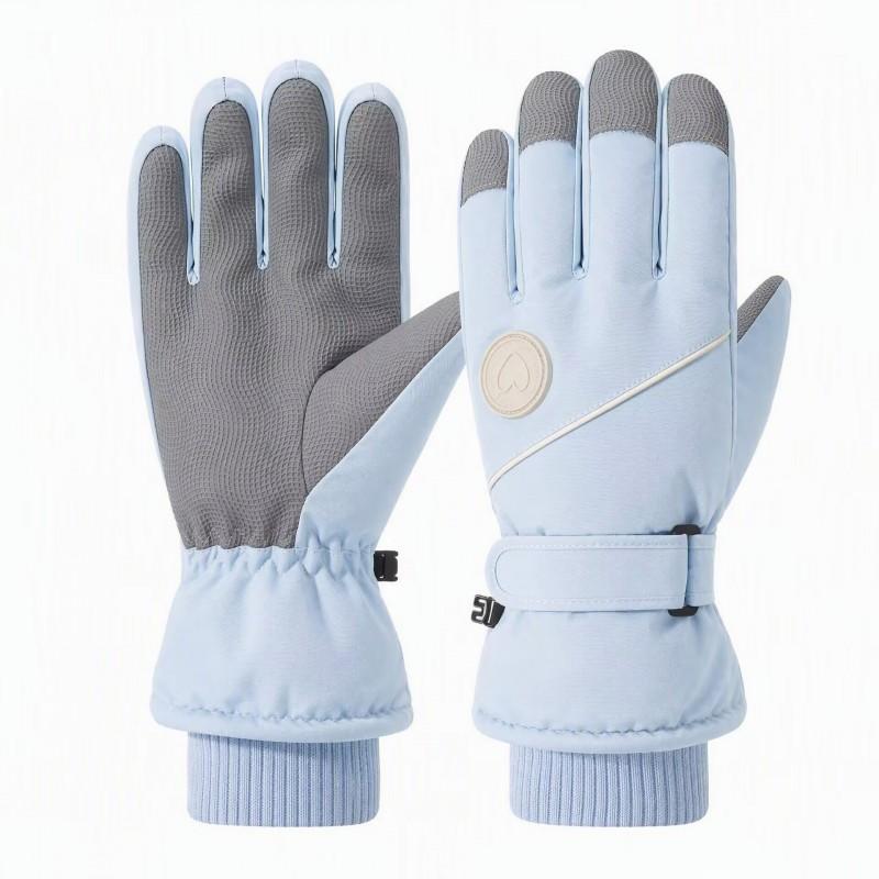 Womens Winter Ski Gloves Waterproof Windproof Thermal Lined Thick Outdoor Sports Touchscreen Cycling