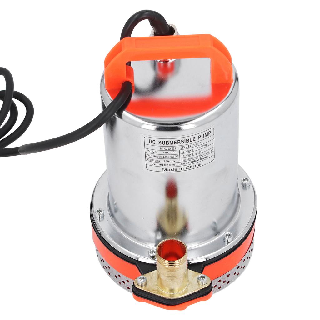 12 В солнечный погружной насос 180 Вт 1 дюйм выход 8 м подъем солнечный водяной насос для орошения сада