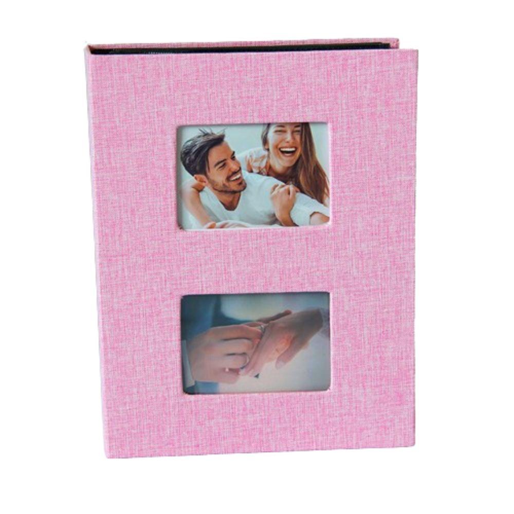 6-inch Picture Albums Book 200Pcs Large Scrapbook Album Linen Cover Photo Album  Family Anniversary