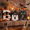 Декор для дома на праздник Хэллоуин Деревянное украшение BOO для многоуровневых подносов, Креативные декоративные деревянные буквы Boo, Сплошные настольные центральные композиции