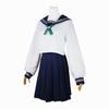 Amanai Riko Cosplay Anime Jujutsu Kaisen Riko Amanai Cosplay Costume JK Uniform Skirts Top Wig Halloween Costume for Girls Women
