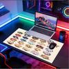 Custom Name Personalized Genshin Impact Pattern Mousepad, Laptop PC Desk Mat, Decorative Desk Mat for Home Keyboard Pad Gift
