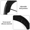 Geekria Compatible Headphone Headband Silicone Pads Replacement for Audeze Maxwell Wireless Gaming (Black)