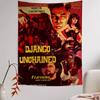 Classic Movie DDjango Unchained DIY Wall Tapestry For Living Room Home Dorm Decor Wall Art Decor