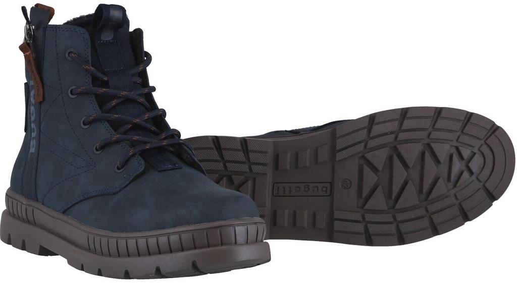 Dark Blue Bugatti Pallario Comfort Boots (321-AGB33-5000)
