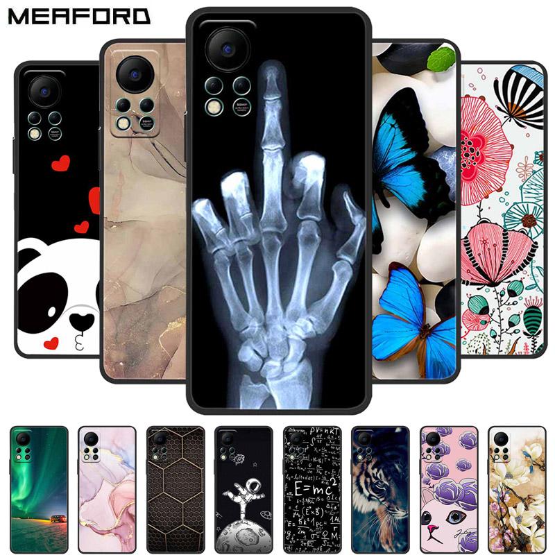 Для Infinix HOT 11S NFC Чехол X6812B Модный Мягкий ТПУ Силиконовый Чехол для Телефона Для Infinix HOT11S NFC Задняя Крышка HOT 11 S 6.78 Funda