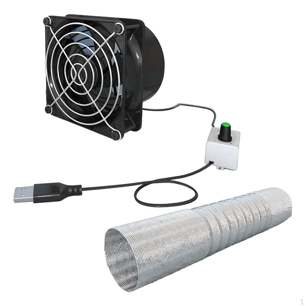 Energy-Efficient Ventilation Fan for Camping and Outdoor Use