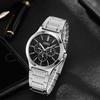 Casio Серия STANDARD Водонепроницаемые 30 м Кварцевый механизм Стальной ремешок Японские и корейские часы Мужские';s Часы Черный циферблат MTP-V300D-1A