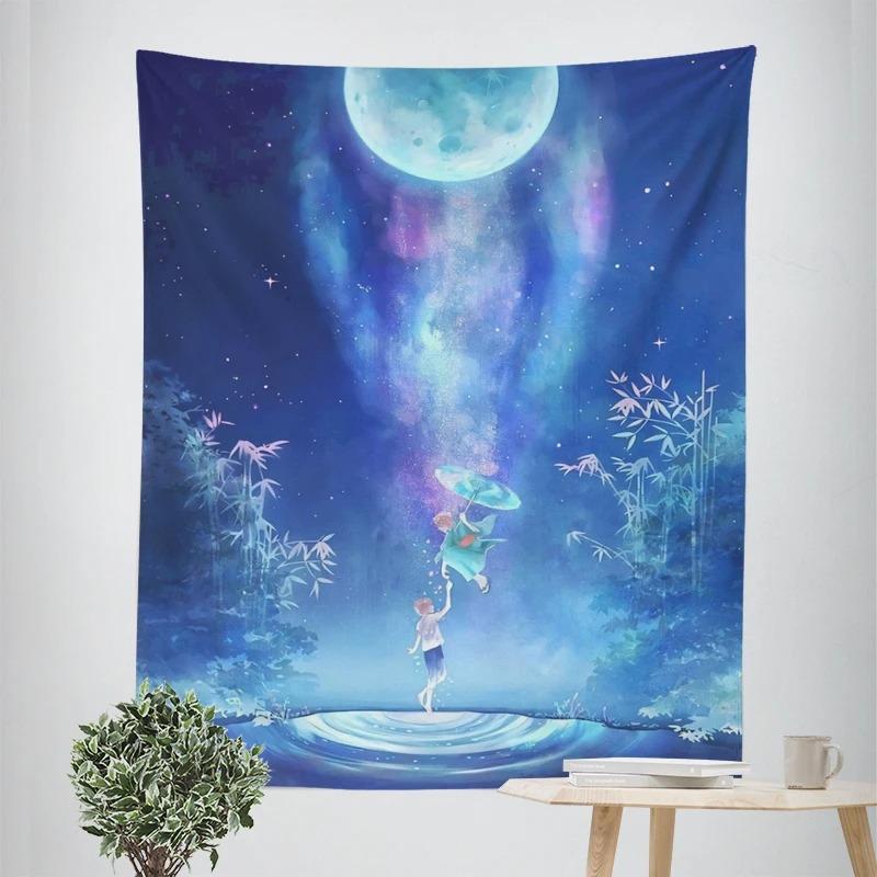 Beautiful Starry Sky Decorative Tapestry Home Wall Decor Office Living Room Tapestry