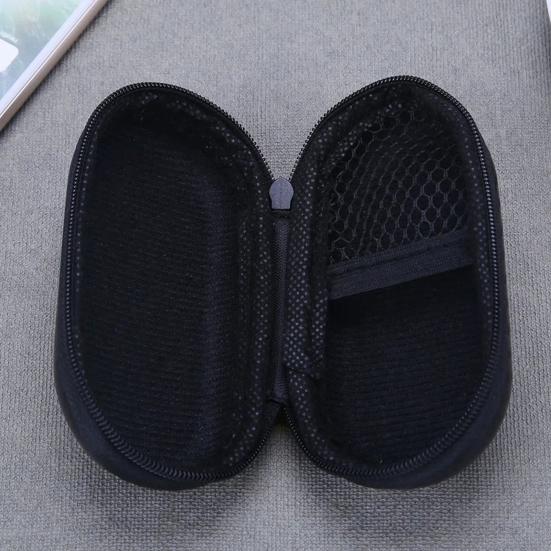 Жесткий дорожный чехол из этиленвинилацетата для Bluetooth-совместимой гарнитуры, противоударный, с сетчатым карманом, органайзер для зарядного кабеля