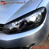 ABS Headlight Eyebrow for Volkswagen VW Golf 6 VI MK6 GTI GTR GTD 2008 - 2013 Car Head Light Eyelids Cover Trim Stickers
