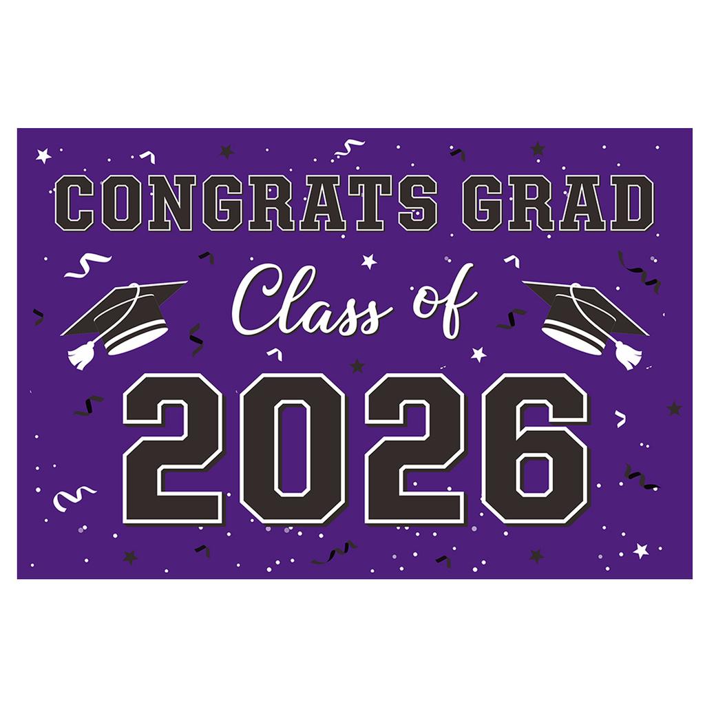 Школьный выпускной церемония вечеринка украшение фон ткань баннер сезон выпуска плакат подвесная ткань