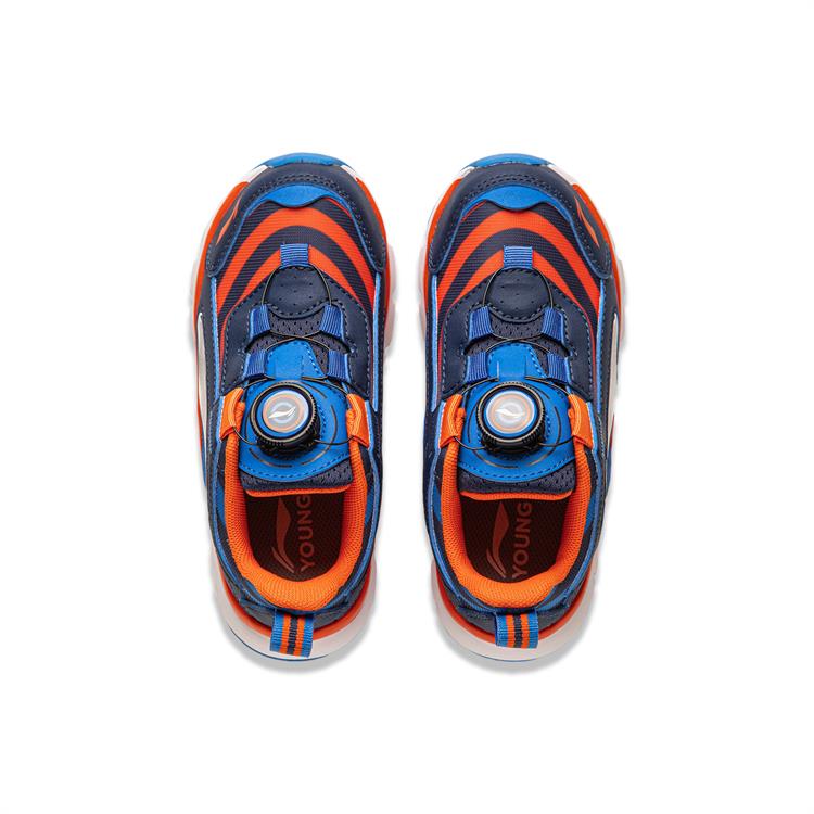 Кроссовки Li Ning Kids Knob Version Low Top для бега Детские кроссовки Deep-Type Bright-Orange YKNU090-1