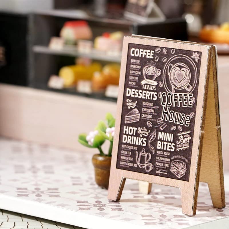 (t-FREAK) Dollhouse Handmade Kit Set Miniature My Little Scene Series (H-021 COFFEE SHOP)