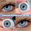 Eyeshare Цветные контактные линзы Diamond Blue Natural Comfort Contact Lens Green Fashion Beauty Contact Lens Gray Makeup Color Lens 2PCS