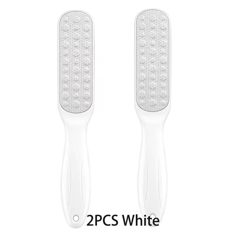 1/2PCS Stainless Steel Double-Sided Foot File Remove Calluses Exfoliation Dead Skin Feet Household Bathroom Foot Care Supplies