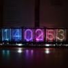 Имитация полноцветного RGB светящегося трубчатого clock LED музыкального спектра DIY наборы Декорация Подарок Ночник Освещение атмосферы