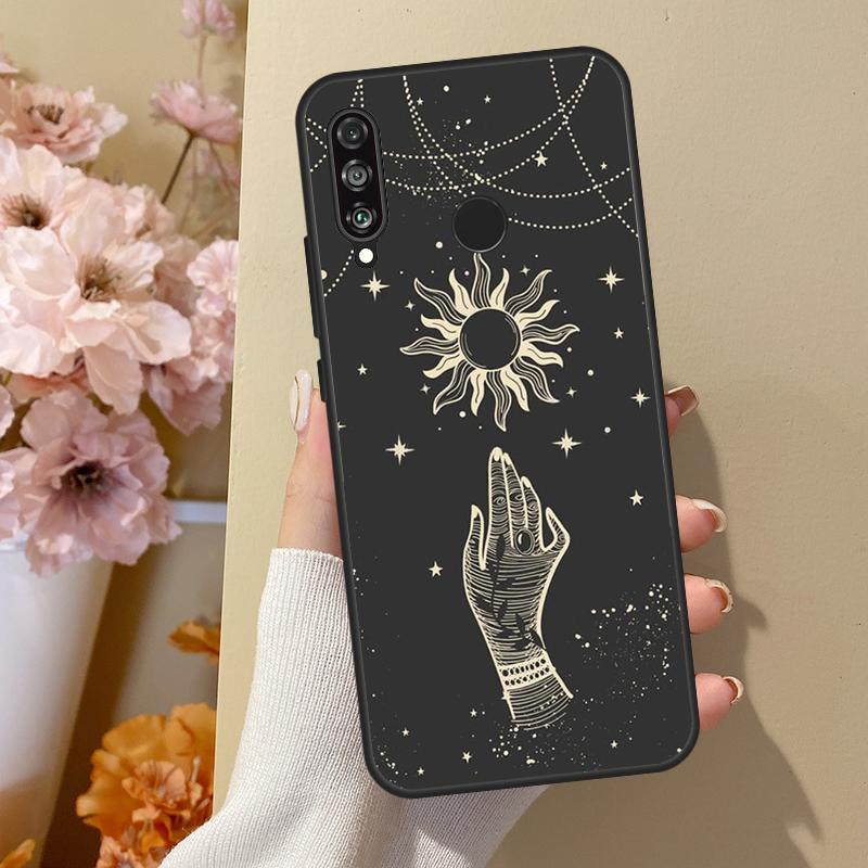 Чехол Magic Moon Tarot для Huawei Nova 7i 8i 11i 12i 12s Y73 Y70 Y90 Y60 Y72 Y61 Y91 9 10 SE P30 Pro P40 Lite