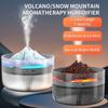 Volcano Aromatherapy Machine Multi-function Flame Humidifier 2L Large Capacity Perfume Diffuser Atmosphere Night Light Cool Mist