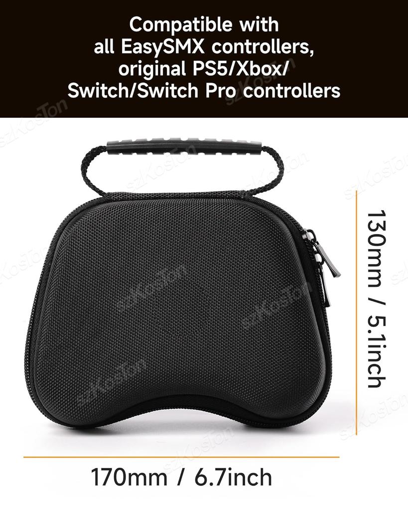 Универсальная сумка для хранения геймпада для PS5 PS4 Switch Pro Xbox One Controller Чехол для переноски всех контроллеров Защитный чехол