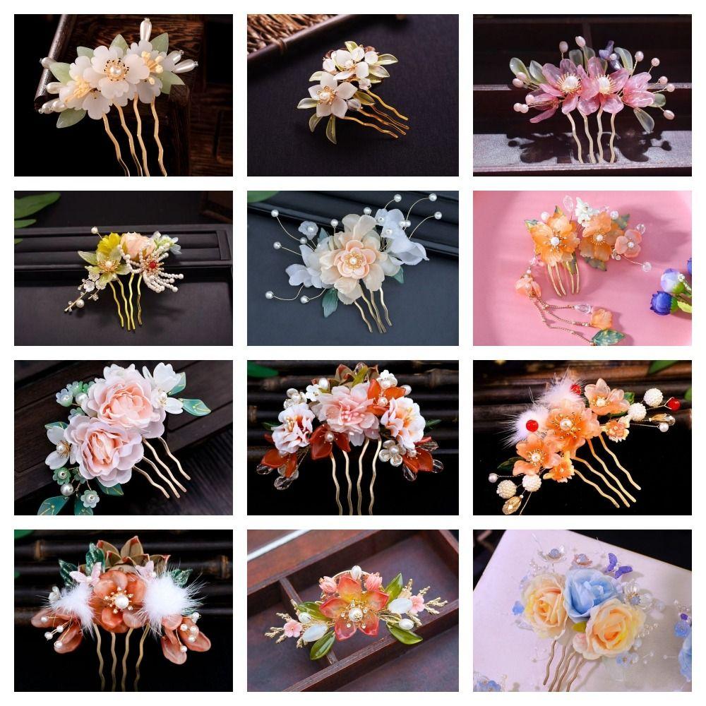 Кисточка Древняя Палочка для Волос Жемчуг Ханфу Головной Убор Антикварная Заколка для Волос Династии Тан Аксессуары для Волос