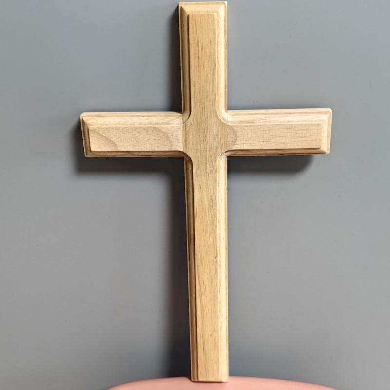 Elegant Wood Cross Pendants Wooden Cross Pendants Perfect for Christian Praying Pendants DIY