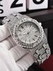 Fashionable Men's Watches Full Diamond-Set Men's Watches Luxury Quartz Watches