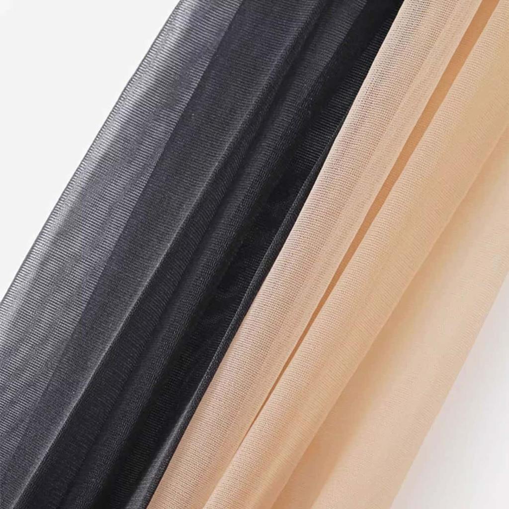 15D Колготки с открытой ластовицей Женские Большого размера Высокой эластичности Сексуальные Нейлоновые Большие Колготки Чулки Колготки Весна Осень Черные Белые 2XL 4XXXL 5XL