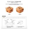 Официальный BTS BT21 {iPhone 8-контактный/Galaxy Type-C/USB-C}Защитный колпачок для кабеля Держатель кабеля