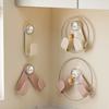 Suction Cup Pot Cover Rack Adjustable Design Simple Installation Wall Hanging Pot