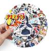 Набор из 54 аниме-стикеров Наруто: Водонепроницаемые украшения для ноутбуков, автомобилей, гитар и чемоданов
