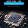 4-канальный Bluetooth DJ микрофонный аудиомикшер Contrl светодиодный цифровой дисплей потоковая передача музыки