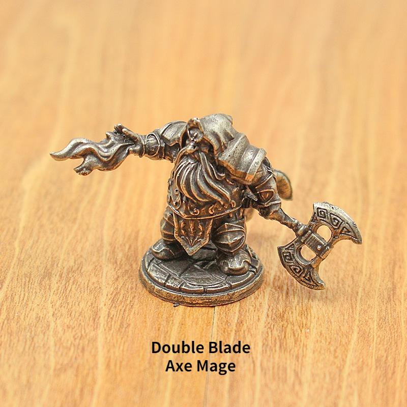 Винтажная модель солдата-мага-гнома, настольная игрушка, шахматы, автомобиль, перевозящий медные украшения, подарок для мальчиков