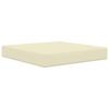 Outdoor Sofa Cushions 2 pcs Cream Polyester