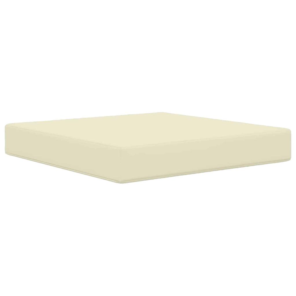 Outdoor Sofa Cushions 2 pcs Cream Polyester