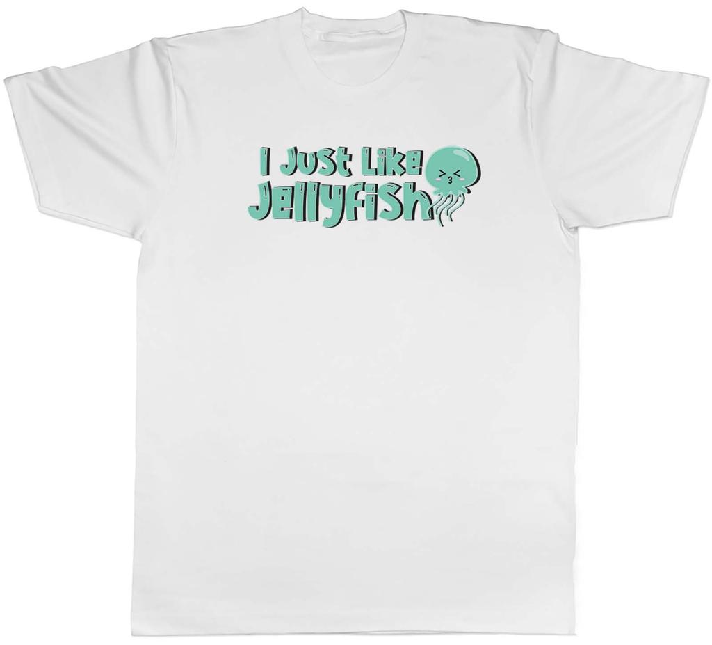 Unisexs T Shirt I Just like Jellyfish Green Unisex Tee Gift