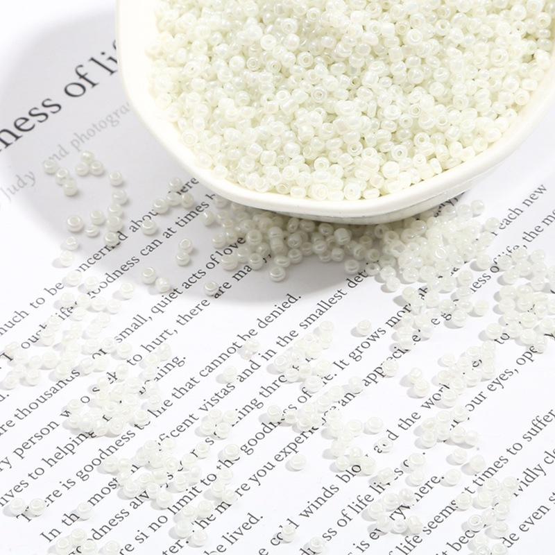Креативные свободные бусины, сделай сам, изготовление ювелирных изделий, стеклянные бусины, маленькие бусины, 250/500 шт., 2/3 мм, ожерелье, браслет, кулон