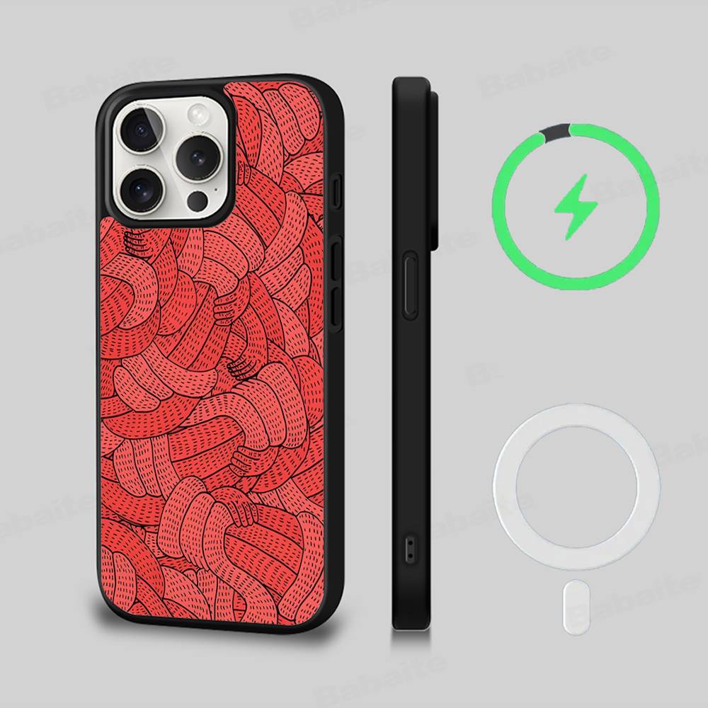 Магнитный чехол для телефона с принтом Polly Nor Для IPhone 17 Pro Max 16 15 14 Plus 13 12 11 Pro Max Для обложки Magsafe