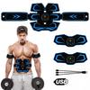 Ems Stimulator Muscle Toner Stimulating Slimming Belt Abdominal Training Device Rechargeable Massager Home Fitness Equipment