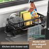 Kitchen Rack, Rag Rack, Household Sink, Drain Basket, Countertop, Multifunctional Sponge Detergent Storage Rack