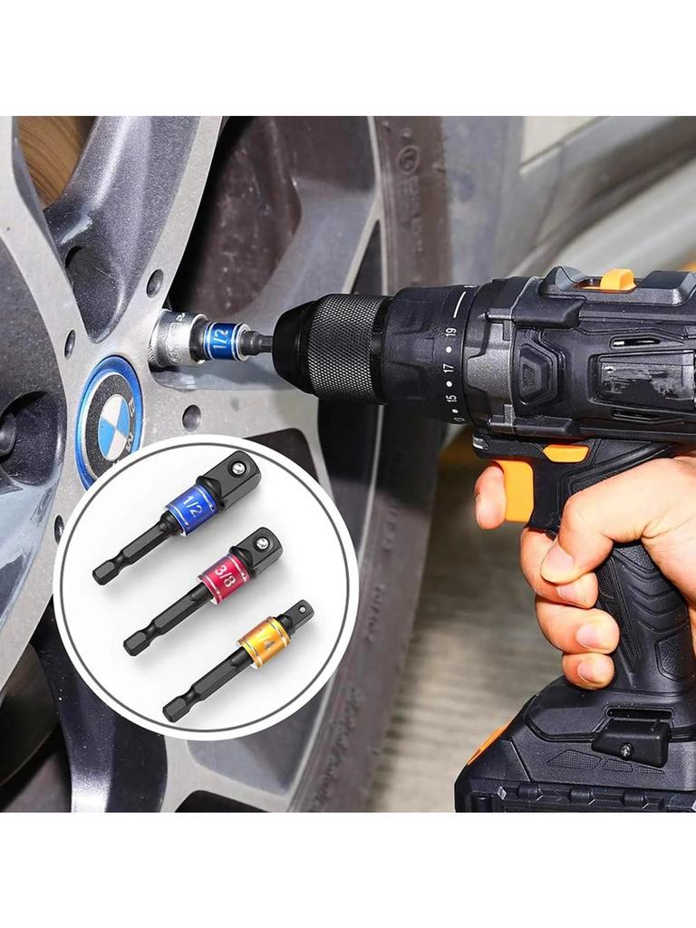 Торцевой ударный электрический удлинительный адаптер удлинитель переходник электрическая дрель шестигранный на высокоскоростной гайка штекер квадратный гаечный ключ