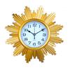 Clock Living Room Simple 25cm Inch Wall Hanging Home Creative Wall Clock Light Luxury Plastic Hanging Watch