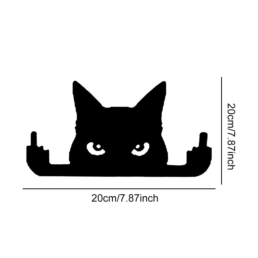 Halloween Cat Door Topper Door Frame Decor Decorative Black Cat Door Corner Decor Creative Door Right Angle Sign for Home Office